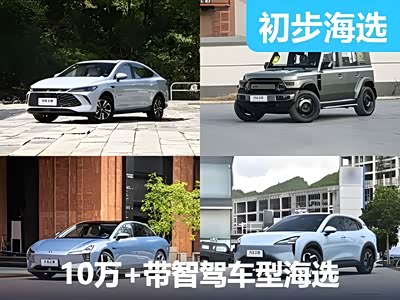 10万+买智驾？海选10万+预算就能买到的带有高阶智驾功能的车型
