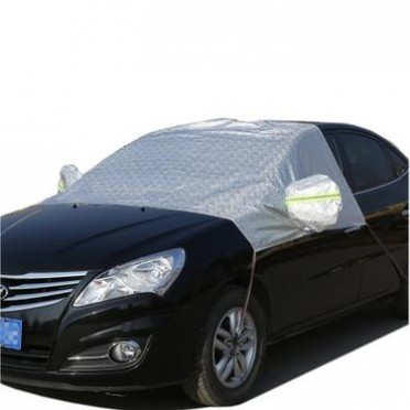 汽车前挡风玻璃罩加厚半罩车衣夏季隔热遮阳挡通用四季太阳防晒罩