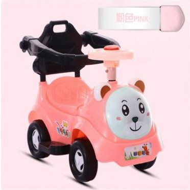 新款儿童学步车四轮滑行车卡通车灯光音乐滑行车 儿童四轮婴儿车