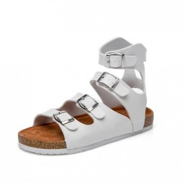 2018新款软木凉鞋 罗马风格潮流女鞋情侣鞋高帮凉鞋888