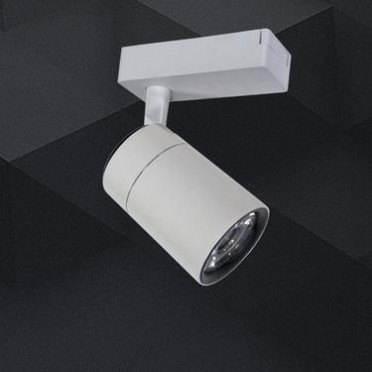 射灯led轨道灯服装店COB超亮节能射灯商用暖光20w明装背景墙射灯