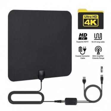 电视天线 Digital HDTV antenna室内电视天线 1080P 4K电视天